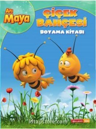 Arı Maya Çiçek Bahçesi Boyama Kitabı