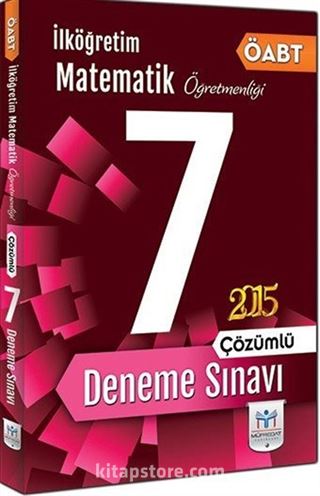 2015 ÖABT İlköğretim Matematik Öğretmenliği Çözümlü 7 Deneme Sınavı