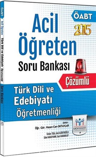 2015 ÖABT Türk Dili ve Edebiyatı Öğretmenliği Acil Soru Bankası (Çözümlü)