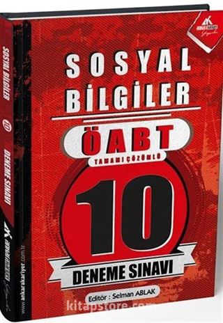 2015 ÖABT Sosyal Bilgiler 10 Deneme Sınavı