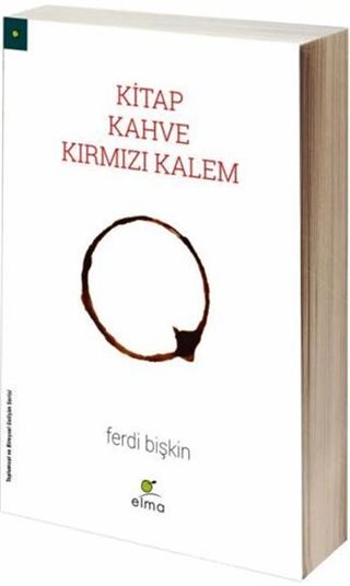 Kitap, Kahve, Kırmızı Kalem (Karton Kapak)