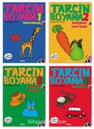 Tarçın Boyama Set (4 Kitap)