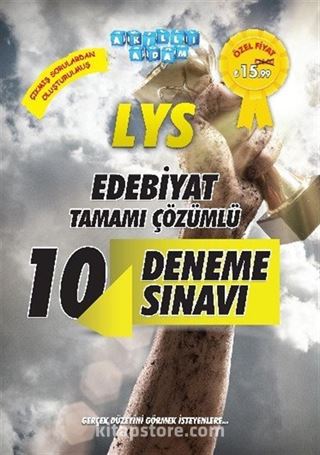 LYS Edebiyat Tamamı Çözümlü 10 Deneme Sınavı