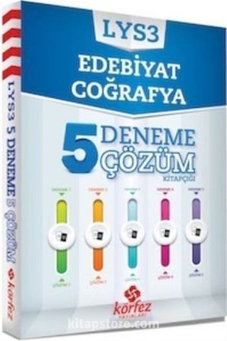 LYS 3 Edebiyat Coğrafya 5 Deneme Çözüm Kitapçığı