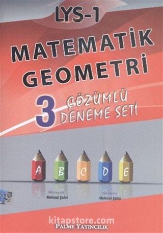 LYS -1 Matematik-Geometri 3 Çözümlü Deneme Seti