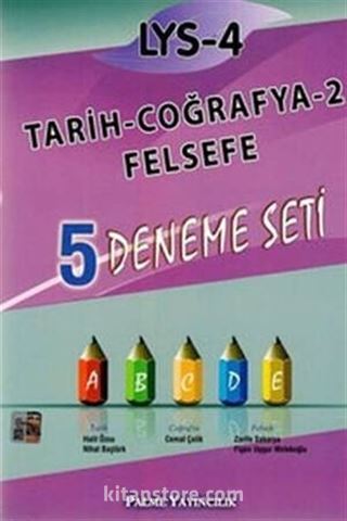 LYS - 4 Tarih-Coğrafya-2 -Felsefe 5 Deneme Seti