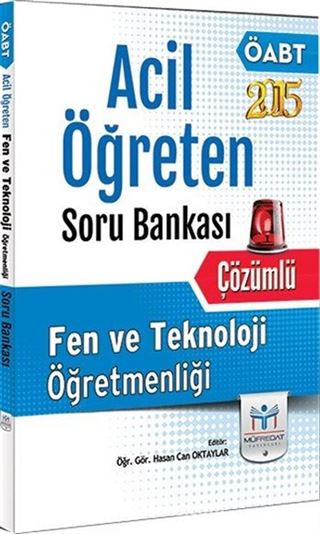 2015 ÖABT Fen ve Teknoloji Öğretmenliği Acil Öğreten Soru Bankası (Çözümlü)