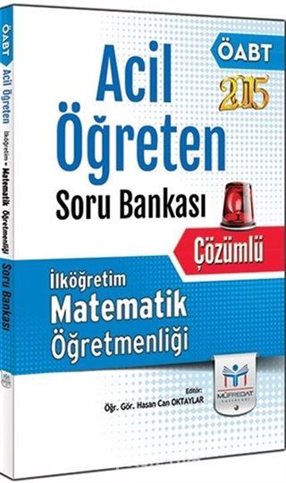 2015 ÖABT İlköğretim Matematik Öğretmenliği Acil Öğreten Soru Bankası (Çözümlü)