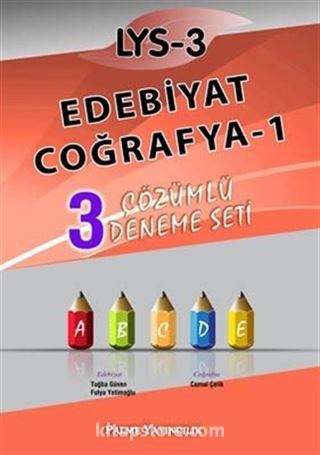 LYS -3 Edebiyat-Coğrafya-1 3 Çözümlü Deneme Seti