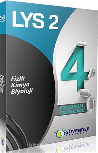 LYS 2 Fizik-Kimya-Biyoloji 4 Fasikül Deneme