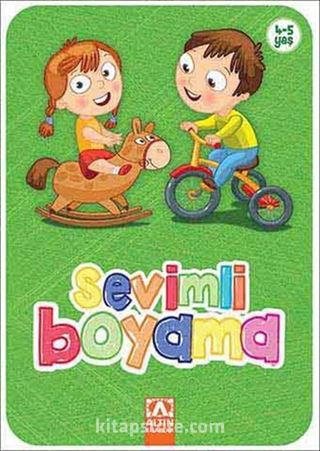 Sevimli Boyama (Yeşil)