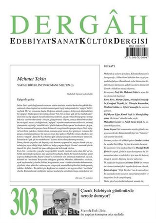 Dergah Edebiyat Sanat Kültür Dergisi Sayı:303 Mayıs 2015