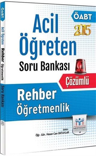 2015 ÖABT Rehber Öğretmenlik Acil Öğreten Soru Bankası (Çözümlü)