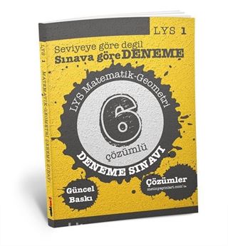 LYS 1 Matematik-Geometri 6 Çözümlü Deneme Sınavı