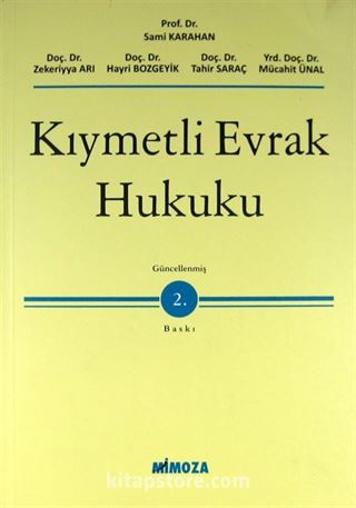 Kıymetli Evrak Hukuku