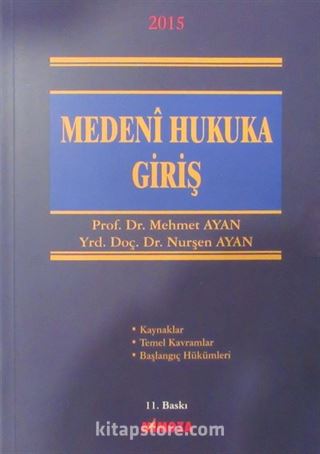 Medeni Hukuka Giriş