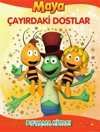 Arı Maya Çayırdaki Dostlar Boyama Kitabı