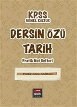 KPSS Genel Kültür Dersin Özü Tarih Pratik Not Defteri