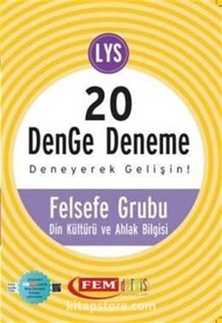 Simetrik LYS 20 Denge Deneme Felsefe Grubu - Din Kültürü ve Ahlak Bilgisi