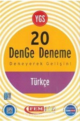 YGS 20 Denge Deneme Türkçe