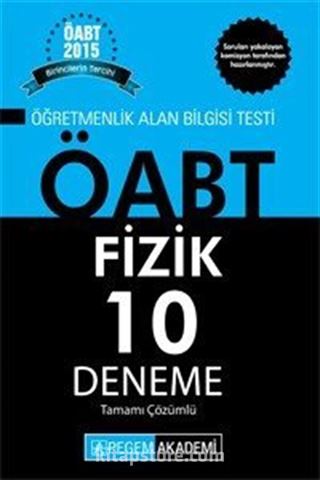 2015 KPSS ÖABT Fizik Tamamı Çözümlü 10 Deneme