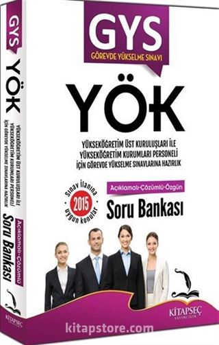 2015 GYS YÖK Soru Bankası