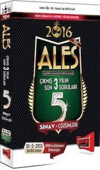 2016 ALES Çıkmış Son 3 Yılın Soruları 5 Sınav+Çözümleri