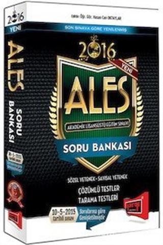 2016 ALES Soru Bankası Sözel Yetenek-Sayısal Yetenek (Çözümlü Testler-Tarama Testleri)