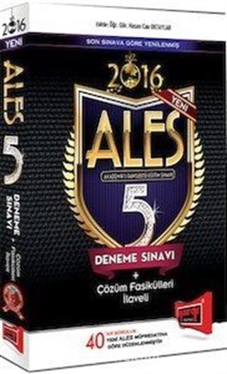 2016 ALES 5 Deneme Sınavı+Çözüm Fasikülleri İlaveli