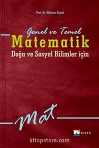 Genel ve Temel Matematik Doğa ve Sosyal Bilimler için