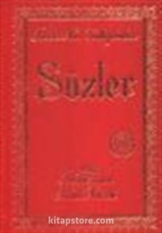 Sözler (büyük boy-sırtı deri bez cilt)