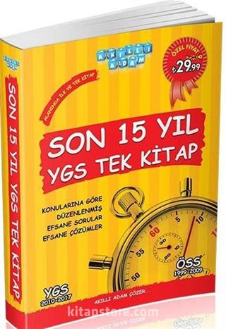 Son 15 Yıl YGS Tek Kitap