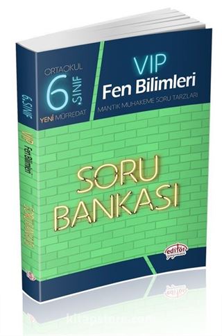 6. Sınıf Vip Fen Bilimleri Soru Bankası