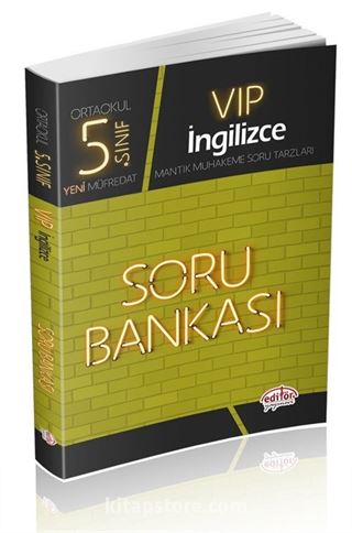 5. Sınıf Vip İngilizce Soru Bankası