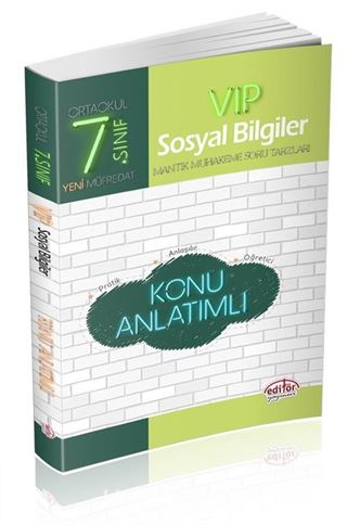 7. Sınıf Vip Sosyal Bilgiler Konu Anlatımlı