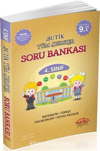 4. Sınıf Butik Tüm Dersler Soru Bankası