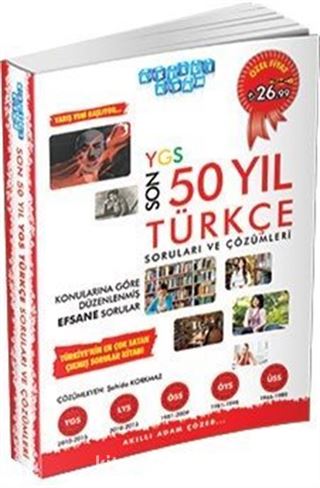 YGS Son 50 Yıl Türkçe Soruları ve Çözümleri