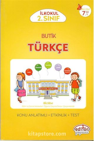 İlkokul 2. Sınıf Butik Türkçe Konu Anlatımlı