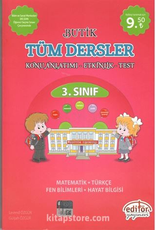 3. Sınıf Butik Tüm Dersler konu Anlatımı