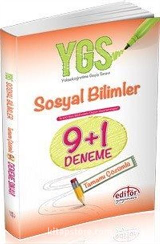 YGS Sosyal Bilimler Tamamı 9+1 Çözümlü Deneme Sınavı