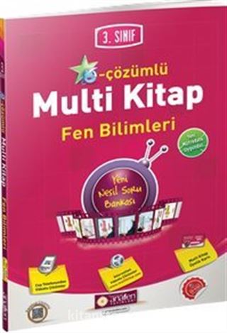 3. Sınıf e-Çözümlü Multi Kitap Fen Bilimleri