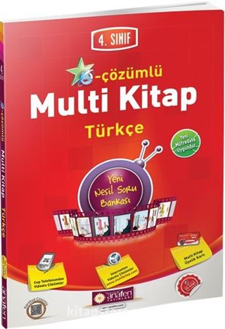 4. Sınıf e-Çözümlü Multi Kitap Türkçe