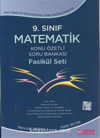 9. Sınıf Matematik Konu Özetli Soru Bankası Fasikül Seti