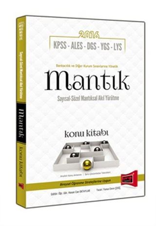 2016 KPSS ALES DGS YGS LYS İçin Mantık Konu Kitabı