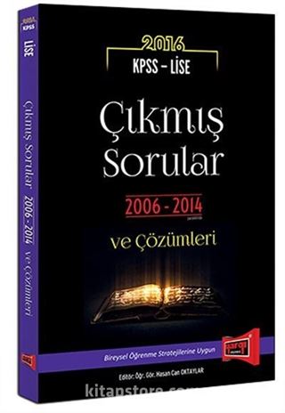 2016 KPSS Lise 2006-2014 Çıkmış Sorular ve Çözümleri