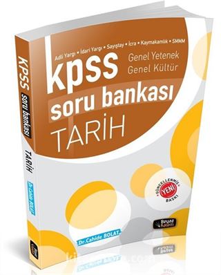 2016 KPSS Tarih Soru Bankası