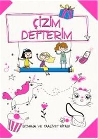 Çizim Defterim / Boyama ve Faaliyet (Pembe)