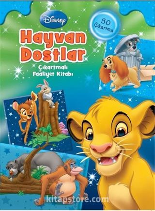 Disney Hayvan Dostlar Çıkartmalı Faaliyet Kitabı