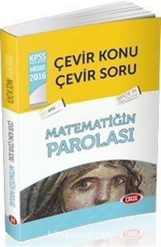 2016 KPSS Çevir Konu Çevir Soru Matematiğin Parolası