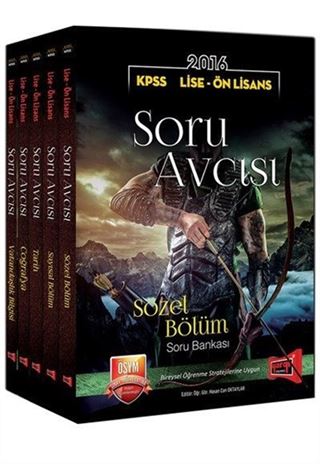 2016 KPSS Lise - Önlisans Soru Avcısı Modüler Set (5 Kitap)